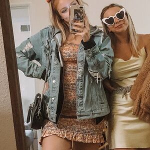 Storia Colorful Patterned Mini Dress